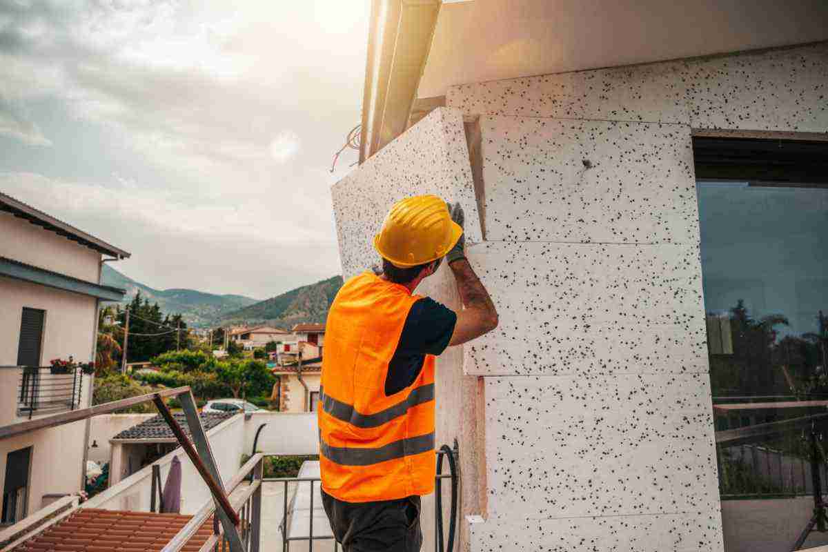 Cappotto termico installazione 