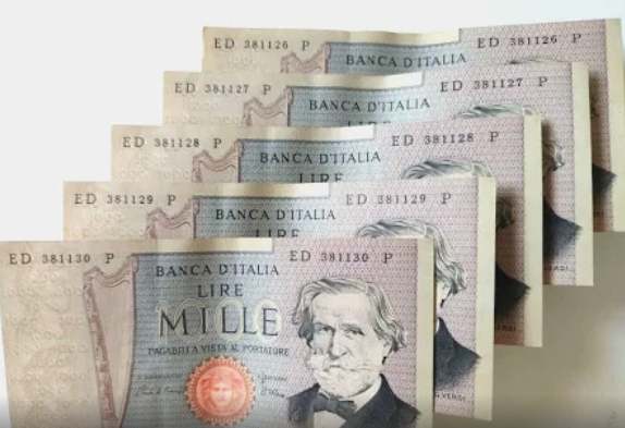 serie di Mille Lire Giuseppe Verdi