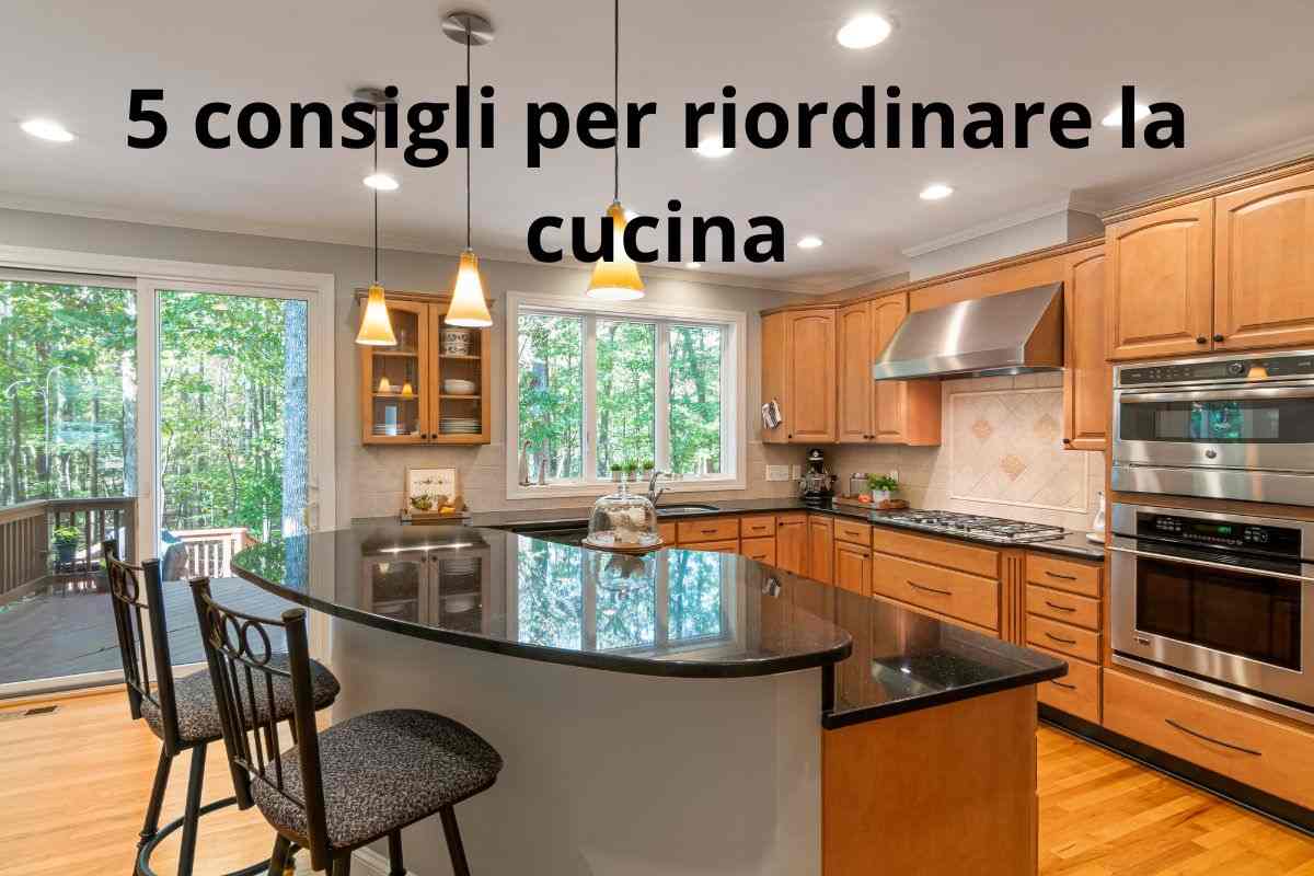 ordinare la cucina 5 idee